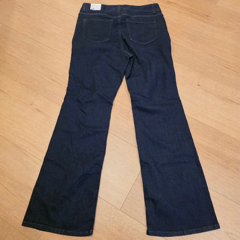 Lane Bryant Tighter Tummy Flex Magic Waistband High Rise Bootcut Jeans Size 14 - Picture 8 of 9